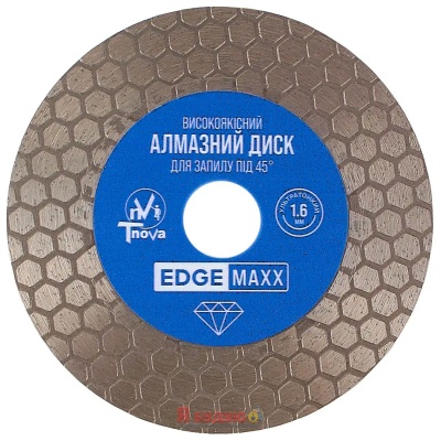 Диск для запилу під 45 Т-Nova EDGEMAX 125/1,6мм