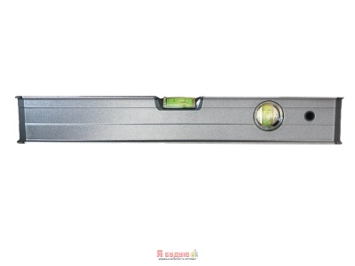 Рівень сірий з 2-ма вічками 40 см POWER MAX OLEJNIK