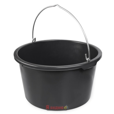 Кастра Кругла 40л з ручкою УСИЛЕНА "WoffMann"