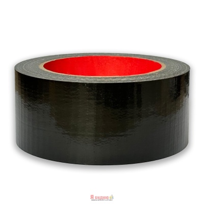 Армована стрічка чорна 48мм*25м "Woffmann"  48рол/ящ