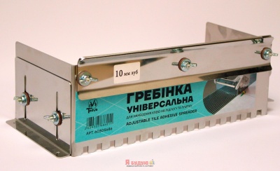 Гребінка для клею зуб 10мм